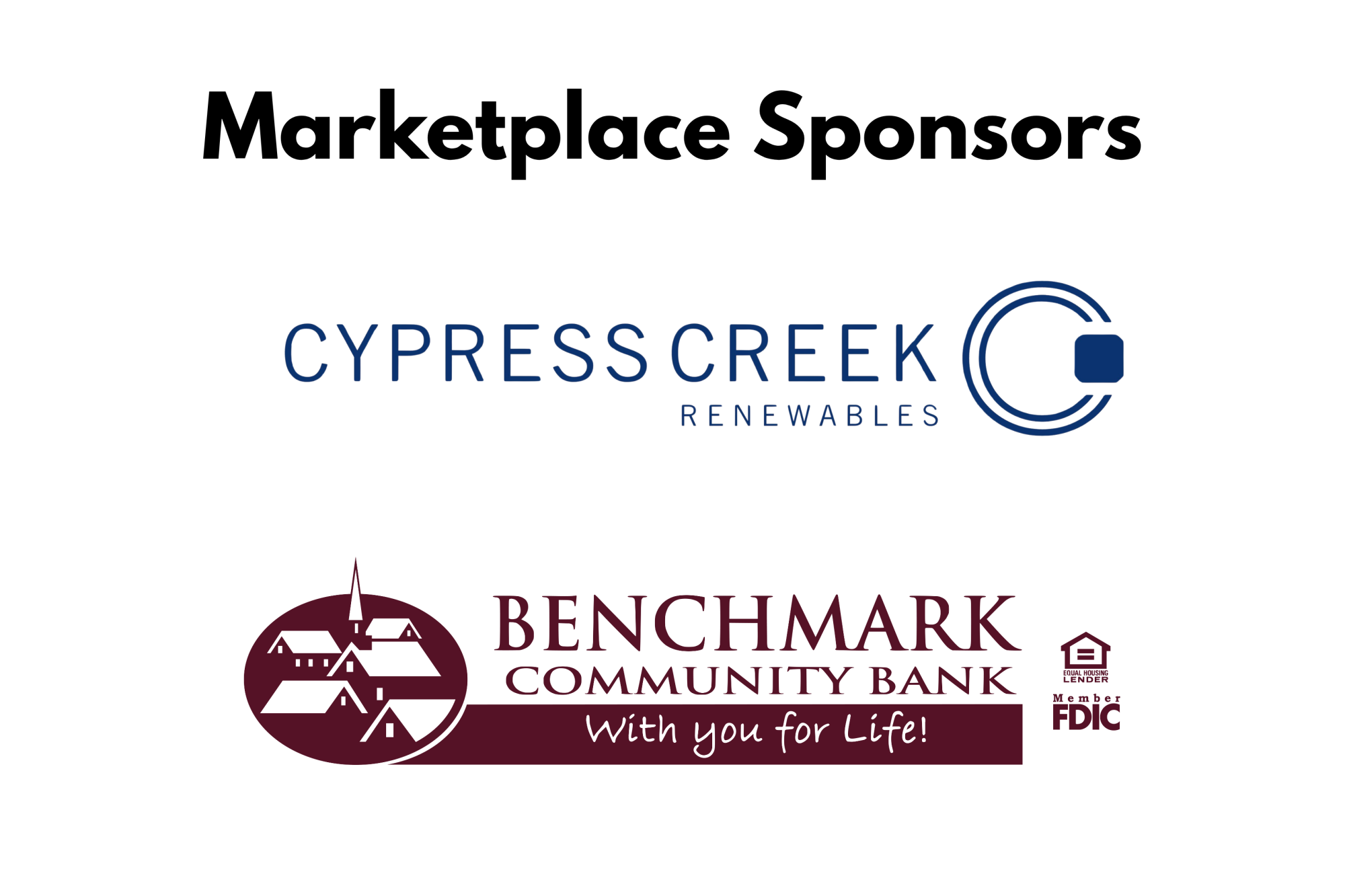 Marketplace Sponsors