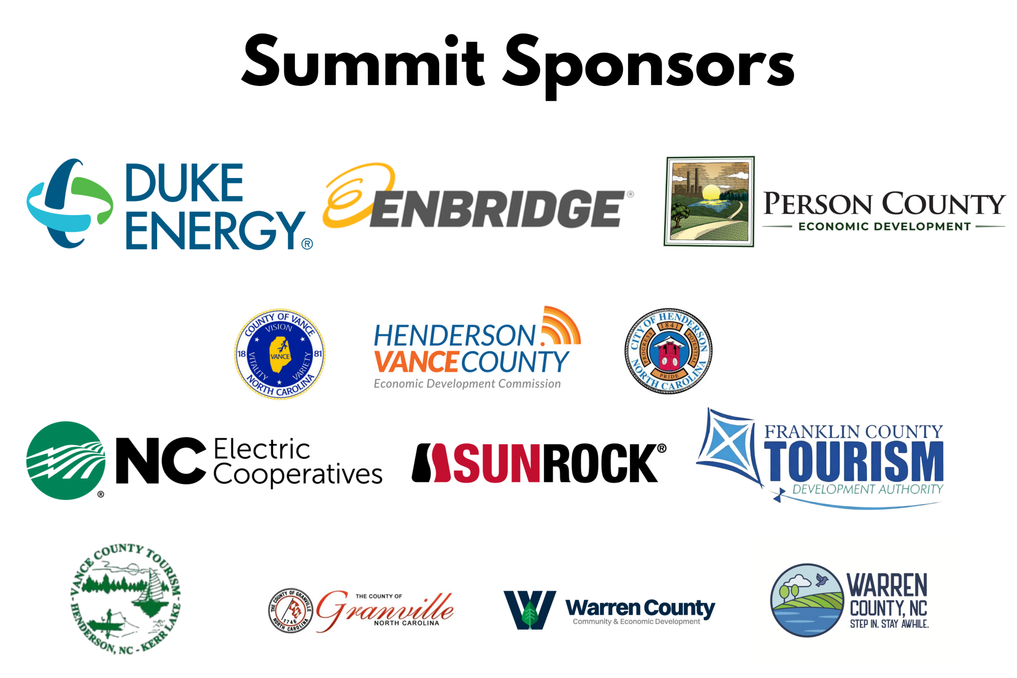 Summit Sponsors